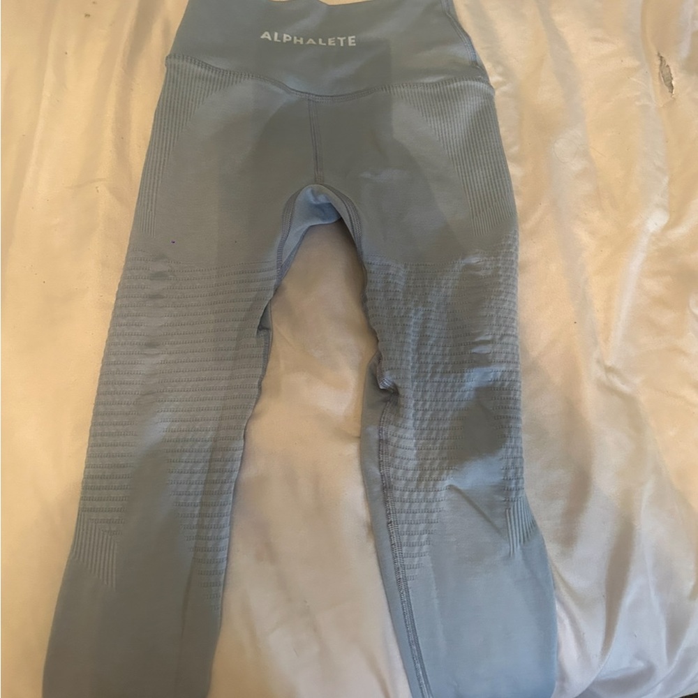 Alohalete leggings in light blue worn once